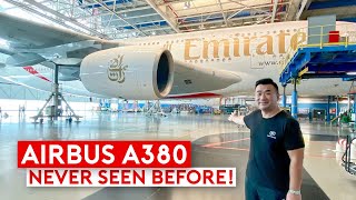 Inside Emirates A380 Service Center  How Did They Bring an A380 Back to Life [upl. by Aneekas]