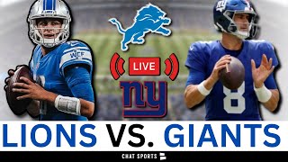 Lions vs Giants Live Streaming Scoreboard PlayByPlay Game Audio amp Highlights  NFL Preseason [upl. by Aisilef]