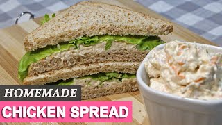 HOMEMADE CHICKEN SANDWICH SPREAD  HUNGRY MOM COOKING [upl. by Ahsirkal619]