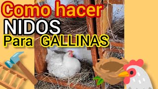 ✅Nidos para GALLINAS 🪹🐔Nidales Gallinas GORDITAS  MiPequeñaGranjitaTrejoEs [upl. by Neeluj212]