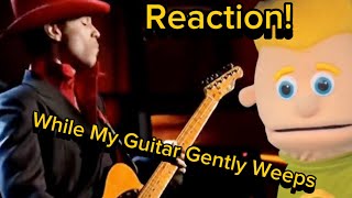 JRD REACTS While my guitar gently weeps  Prince Tom Petty Steve Winwood Jeff Lynne [upl. by Yellat]