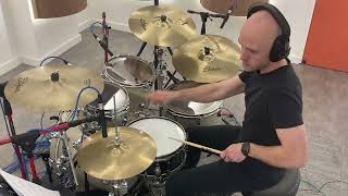 Deep Trouble  Rockschool Drums Grade 1 Playthrough [upl. by Susejedesoj884]