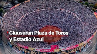 CLAUSURAN EL ESTADIO AZUL Y PLAZA DE TOROS  Son pérdidas millonarias [upl. by Gnet545]