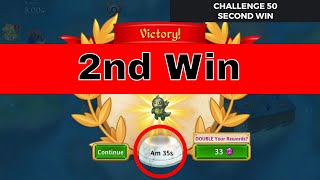 Merge Dragons  Challenge 50 Second Win  4 Minutes 35 Seconds [upl. by Llevrac]