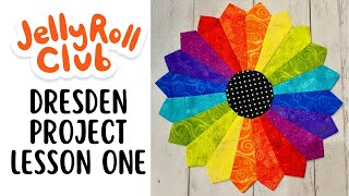 Dresden Plate Quilt Project Month One Free Quilt Pattern [upl. by Cyndi309]