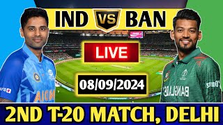 India vs Bangladesh 2nd T20  Live Cricket Match Today  IND vs BAN Live Match Today  IND vs BAN [upl. by Guillaume]