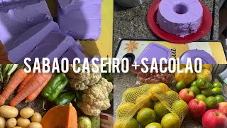 VLOG sacolão sabão caseiro [upl. by Bringhurst]