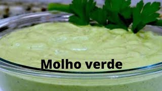 Molho Verde de alho [upl. by Nosnej]