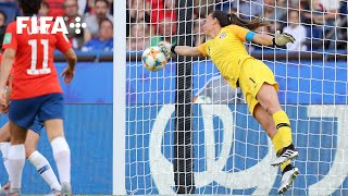 🙅‍♀️🧤 INSANE SAVES from the 2019 Womens World Cup [upl. by Nyllek]