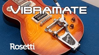 Fit a Bigsby B7 to a Les Paul with Vibramate in minutes [upl. by Temhem]