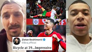 Famous Reaction On Ronaldo Stunning Bicycle Kick🔥 2 goal 1 assist Portugal Vs Poland 51 Reaction [upl. by Ahsenre]