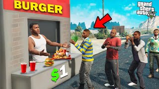 GTA 5  Franklin Opened A Restaurant In GTA 5 [upl. by Kinnon]