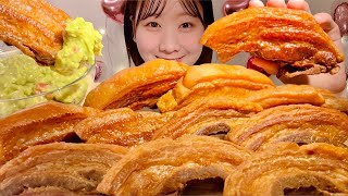 ASMR Fried Pork Belly【Mukbang Eating Sounds】【English subtitles】 [upl. by Lamiv]