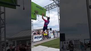 Dia memecahkan Rekor Dunia Ninja Warrior❗🏃🏼‍♂️⚡ shorts shortvideo [upl. by Olbap98]