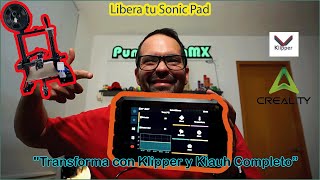 Transforma y libera tu Creality SonicPad Debían puro con Klipper completo instalándolo con Kiauh [upl. by Meenen559]