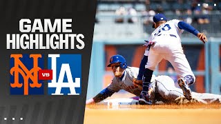 Mets vs Dodgers Game Highlights 42124  MLB Highlights [upl. by Ahsya173]