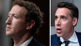 Facebook is killing people US Senator Josh Hawley grills Meta CEO Mark Zuckerberg [upl. by Nanette]