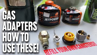 The Best Adapters for Refilling Camping Gas Canisters [upl. by Raffo]