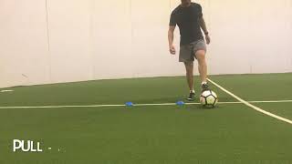 2 CONE BALL MASTERY PROFESSIONAL SOCCER TRAINING AMAZING SOCCER SKILLS ID3 SOCCER ACADEMY [upl. by Anaile]