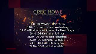 Greg Howe  European Tour 2024  Promo 20 [upl. by Iaoh]