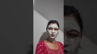 Simple glowing skin face pack no filter skincare [upl. by Ive]