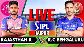 IPL 2024 Live RCB vs RR Live Match  IPL Live Score amp Commentary  Bangalore vs Rajasthan Inning 2 [upl. by Undine]