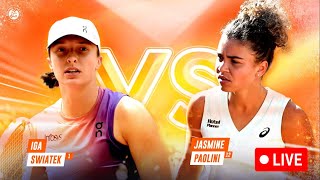 🔴🇵🇱 IGA SWIATEK  JASMINE PAOLINI 🇮🇹  SWIATEK POUR UN TRIPLÉ   ROLAND GARROS  LIVEDIRECT [upl. by Armitage]