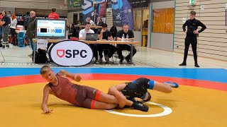 RINGEN OSTALBTURNIER 2024 U14 52kg  FS  GIESE vs KOHLER [upl. by Ianahs]