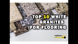 Top 10 White Granite for flooring 🤩 [upl. by Irrem]