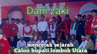 Dani zaki mendaftar ke KPU Lombok Utara [upl. by Lennox892]