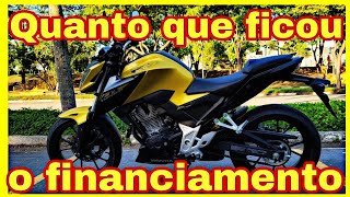 Quanto que ficou o financiamento da CB 300f [upl. by Mcgean815]