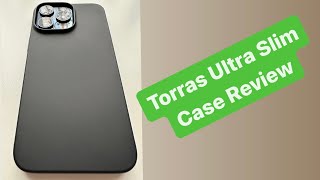 Torras Ultra Slim Case Good Slim Option  iPhone 15 Pro Max [upl. by Ydnir]