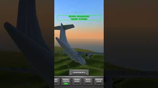 Planes wings and tail is broken and falling turbopropflightsimulator [upl. by Ecnarrot641]