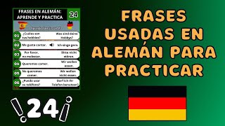 Aprende y practica estas frases en alemán 🇩🇪💥  24 [upl. by Bertold259]