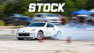 DRIFTING A 100 STOCK Nissan 370Z [upl. by Anecusa]