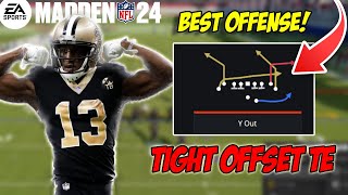 BEST OFFENSE IN MADDEN 24  Jets FULL Offensive Ebook Tight Offset TE Part 13 [upl. by Salahcin]