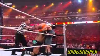 Batista vs John Cena Highlights  HD Wrestlemania 26 [upl. by Devaj]