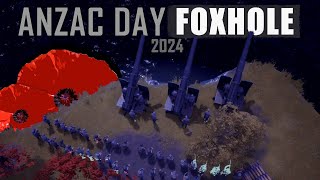 Foxhole ANZAC Memorial Day 2024 [upl. by Karrah344]