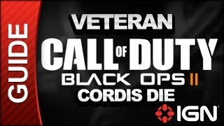 Call of Duty Black Ops 2 Veteran Walkthrough Part 14  Cordis Die [upl. by Shaum]