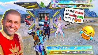 😱 3XSUIT PLAYERS CHALLENGED ME 🥵 Victor With PHARAOH XSUIT 😂 BGMI FUNNY COMMENTARY GAMEPLAY bgmi [upl. by Nhguav]