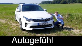 Kia Optima Sportswagon GT Estate 245 hp FULL REVIEW test driven amp PluginHybrid [upl. by Nhaj482]