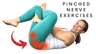 4 BEST Exercises For Pinched Nerve In Lower Back Nerve Pain [upl. by Yrffej]