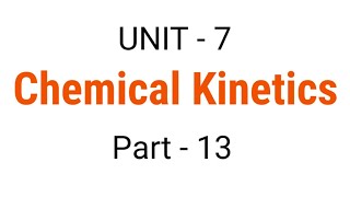 Pseudo First Order Reaction  Chemical Kinetics  TN 12th Chemistry  Unit 7  in Tamil  Part 13 [upl. by Carmela]