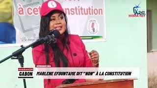 RÉFÉRENDUM 2024  MARLÈNE FABIENNE EFOUNTAME DIT “NON” À LA CONSTITUTION [upl. by Christianson]