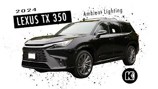 Ambient Lighting in the 2024 Lexus TX 350 [upl. by So104]