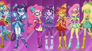 Crystal Guardian ALL 7 EqG Dress Up Flash Game [upl. by Eibloc181]