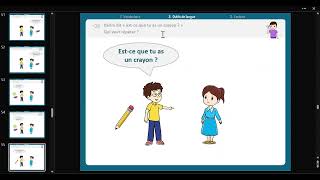 Français Niv2 Sem1 Séance5 ‐ Réalisée avec Clipchamp [upl. by Cherianne161]