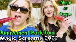 Amusement Park Tour Magic Springs Screams  Is Magic Screams MAGIC or TRAGIC VLOG [upl. by Gnihc699]