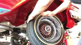 Lowrider whitewall cleaning [upl. by Steinberg]