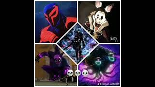 Spiderman 2099 X Merodeador X Spot X Whither X Jr Mangle mashup [upl. by Notlit]